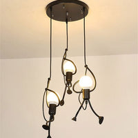 Little Climbing Man Metal Pendant Lighting