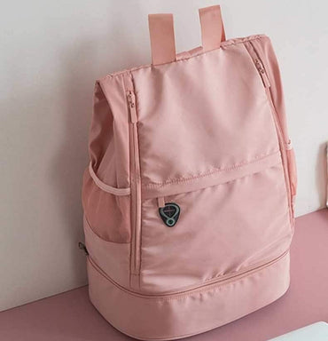 Women Gym Backpack Fitness Bag Travel Rucksack Waterproof Dry And Wet Bolsa with Shoes Storage Sac De Sport Gymtas femme Pink - east2cart.uk