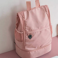 Women Gym Backpack Fitness Bag Travel Rucksack Waterproof Dry And Wet Bolsa with Shoes Storage Sac De Sport Gymtas femme Pink - east2cart.uk