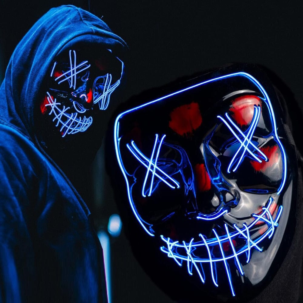 Horror LED Halloween Face Mask