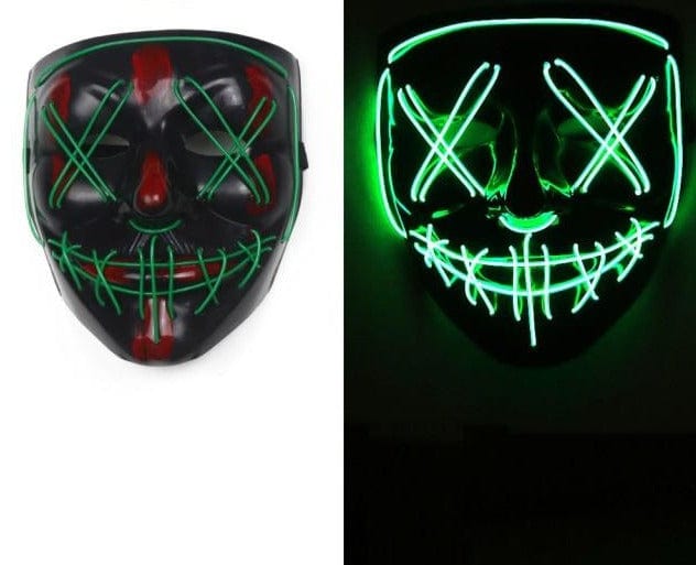 Horror LED Halloween Face Mask