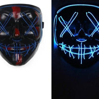 Horror LED Halloween Face Mask