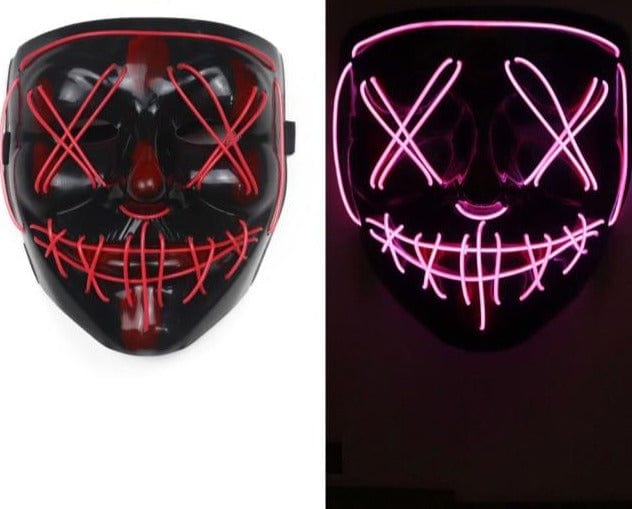 Horror LED Halloween Face Mask