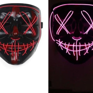 Horror LED Halloween Face Mask