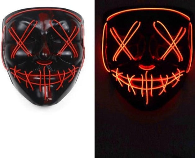 Horror LED Halloween Face Mask