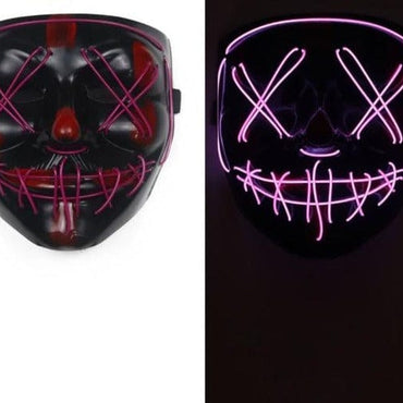 Horror LED Halloween Face Mask