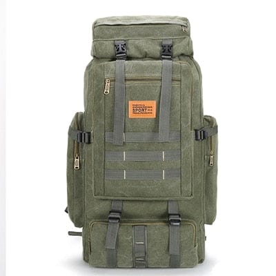 Outdoor 80L Backpack Tactical Military Camping Hiking Backpack Men Canvas Travel Climbing Bag Rope Sling Large Laptop Rucksack - east2cart.uk