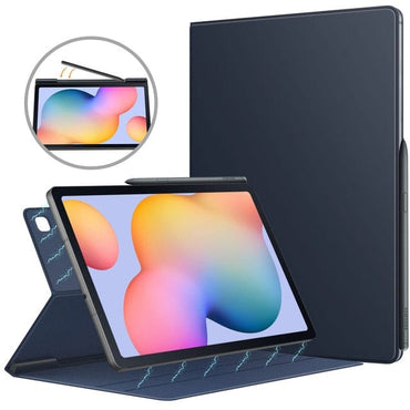 Tablet Case for Galaxy Tab S6 Lite 2020,Ultra-Slim Smart Folio Shell Cover Magnetic Absorption Case For Galaxy Tab S6 Lite 10.4 - east2cart.uk