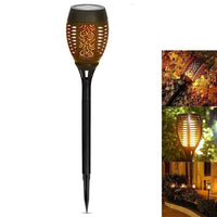 12LED Solar Flame Torch Light