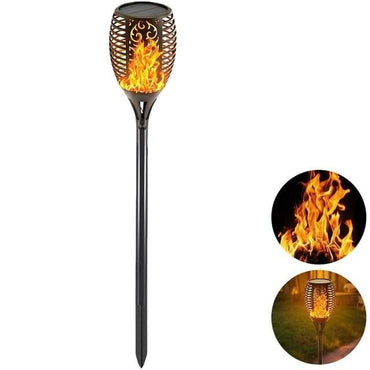 12LED Solar Flame Torch Light