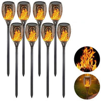 12LED Solar Flame Torch Light