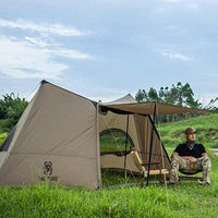 OneTigris SOLO HOMESTEAD CAMPING TENT Single Shelter With Tent Poles for Bushcrafters & Survivalists Hunting Hiking - east2cart.uk