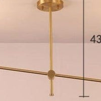 Iron Gold Geometric Cord Pendant Lighting