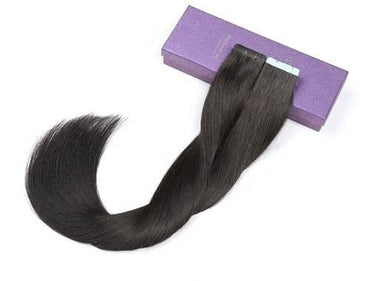 ShowCoco Tape Hair Extensions Human Hair Machine-made Remy Double Sided Adhesive Tape Extensions Hair 20/40pcs Tape Ons - east2cart.uk