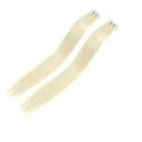 ShowCoco Tape Hair Extensions Human Hair Machine-made Remy Double Sided Adhesive Tape Extensions Hair 20/40pcs Tape Ons - east2cart.uk