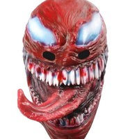 Halloween Cosplay Superhero Venom Long Tongue Latex Mask