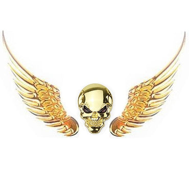 Gold Sliver Wing Decal For Motorcycle