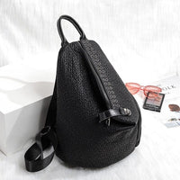 New Fashion Sequins Leather Laptop Backpack Women Female Personality Lock Anti Theft Bagpack Travel Mochila Feminina  Back Pack - east2cart.uk