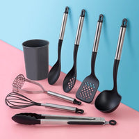 8Pcs Nylon and Stainless Steel Cooking Utensils Set - east2cart.uk