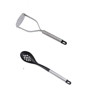 8Pcs Nylon and Stainless Steel Cooking Utensils Set - east2cart.uk