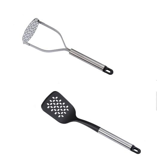 8Pcs Nylon and Stainless Steel Cooking Utensils Set - east2cart.uk