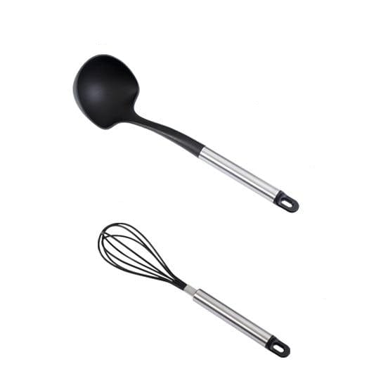 8Pcs Nylon and Stainless Steel Cooking Utensils Set - east2cart.uk