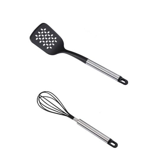 8Pcs Nylon and Stainless Steel Cooking Utensils Set - east2cart.uk