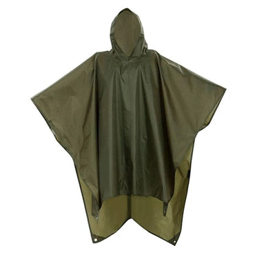 Portable Multifunctional 3 In 1 Rain Coat Hiking Camping Raincoat Poncho Mat Awning Durable Outdoor Activity Rain Gear Supplie - east2cart.uk