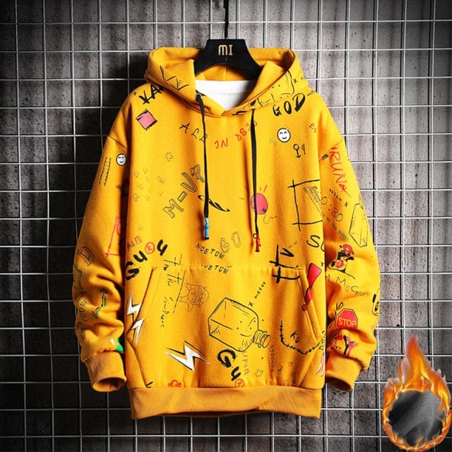 Hip Hop Streetwear Men Hoodie