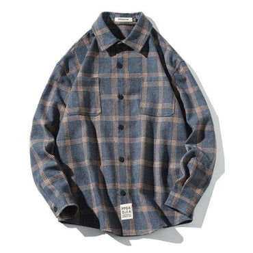 Cotton Plaid Casual Shirt