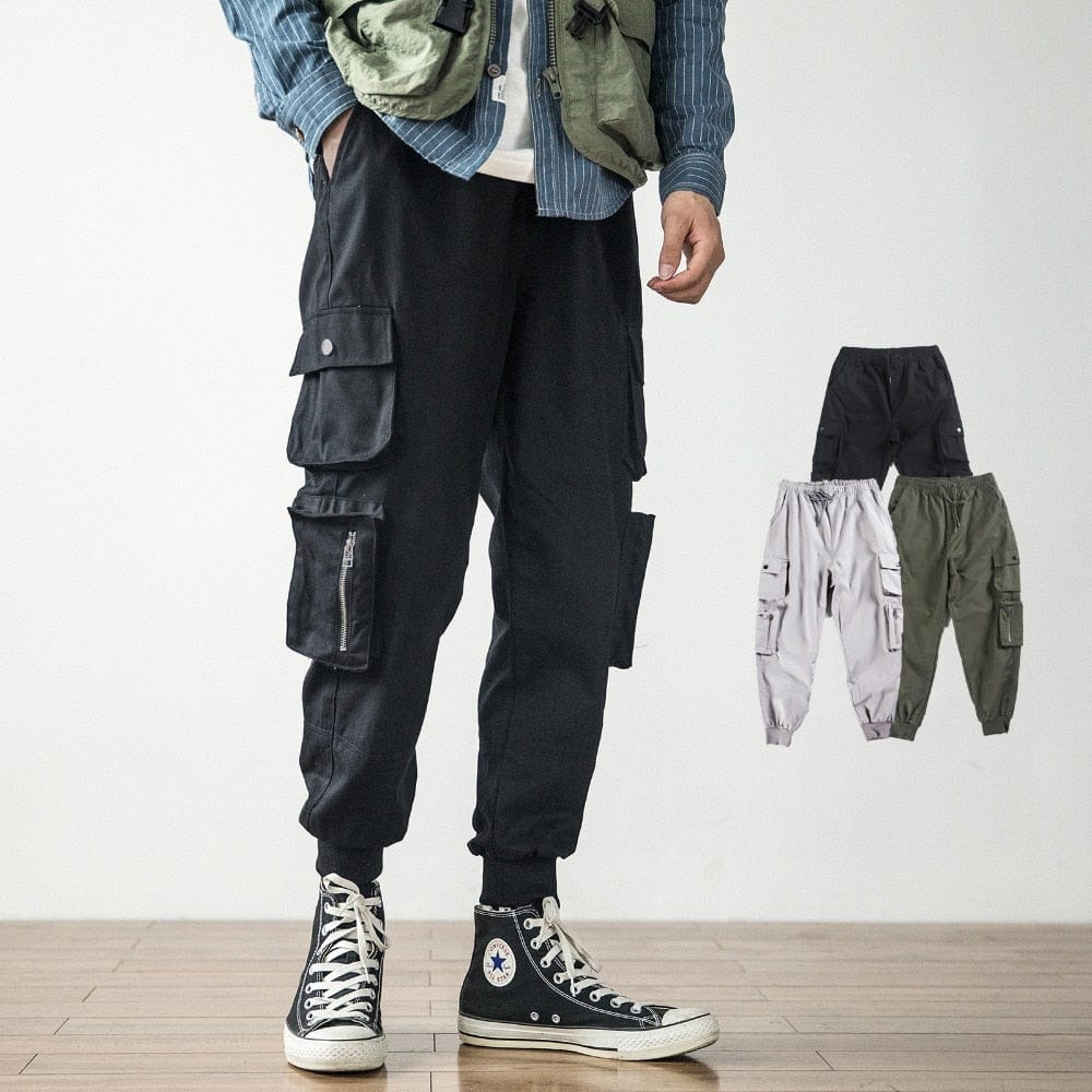 Multi-Pocket Cargo Loose Trouser