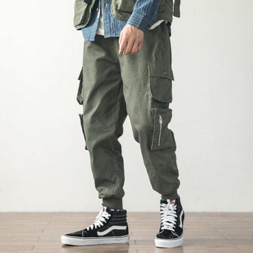 Multi-Pocket Cargo Loose Trouser