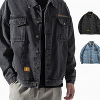 Single Breasted Denim Jeans Jacket