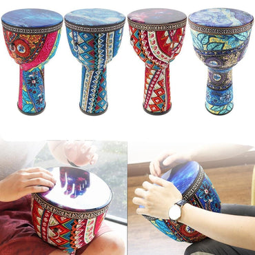 Children's 8 Inch Colourful African Djembe Drum - east2cart.uk