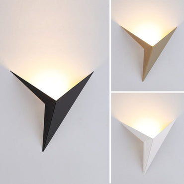 Modern Minimalist Triangle Shape LED Wall Lamp