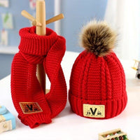 Children's Winter Hat & Scarf Set