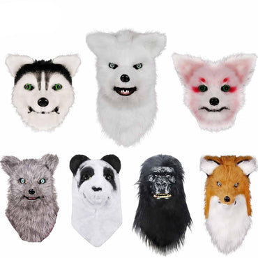 Fox Head Mask Halloween Party Costume