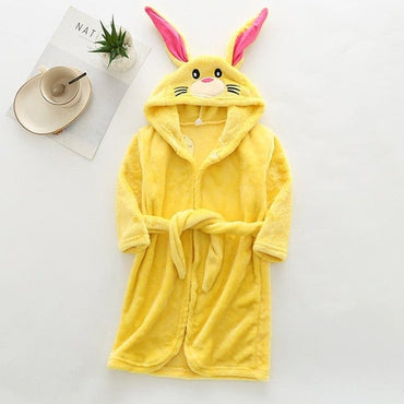 Children cartoon bathrobe