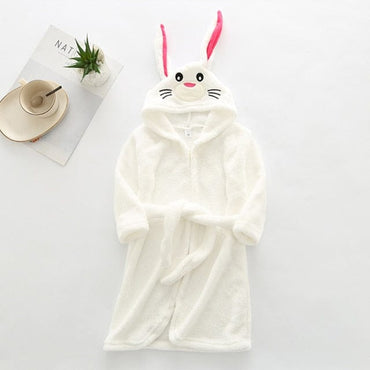 Children cartoon bathrobe