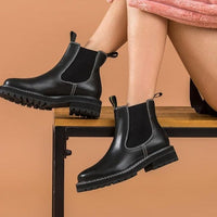 Ladies PU Chelsea Boots