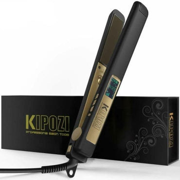 KIPOZI Professional Titanium Flat Curling Iron - east2cart.uk