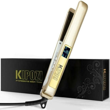 KIPOZI Professional Titanium Flat Curling Iron - east2cart.uk