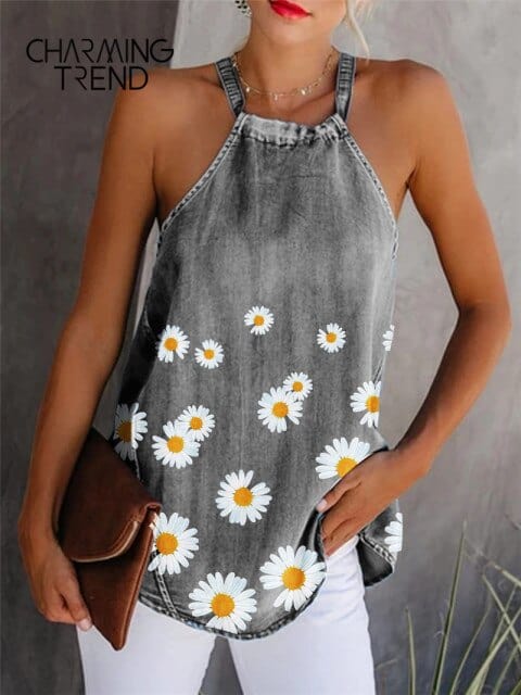 Women Boho Tank Top - east2cart.uk