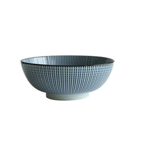 Stripe Design Large Soup Bowl - east2cart.uk