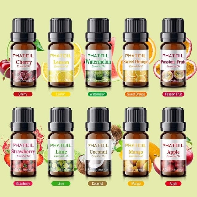 10pcs Fruit Fragrance Essential Oils Gift Set - east2cart.uk