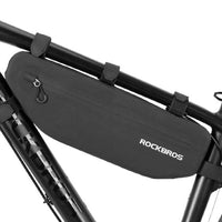 ROCKBROS Bicycle Bag Cycling Triangle Panniers Road Waterproof MTB Bike Top Tube Front Frame Bag Dirt-resistant Bike Accessories - east2cart.uk