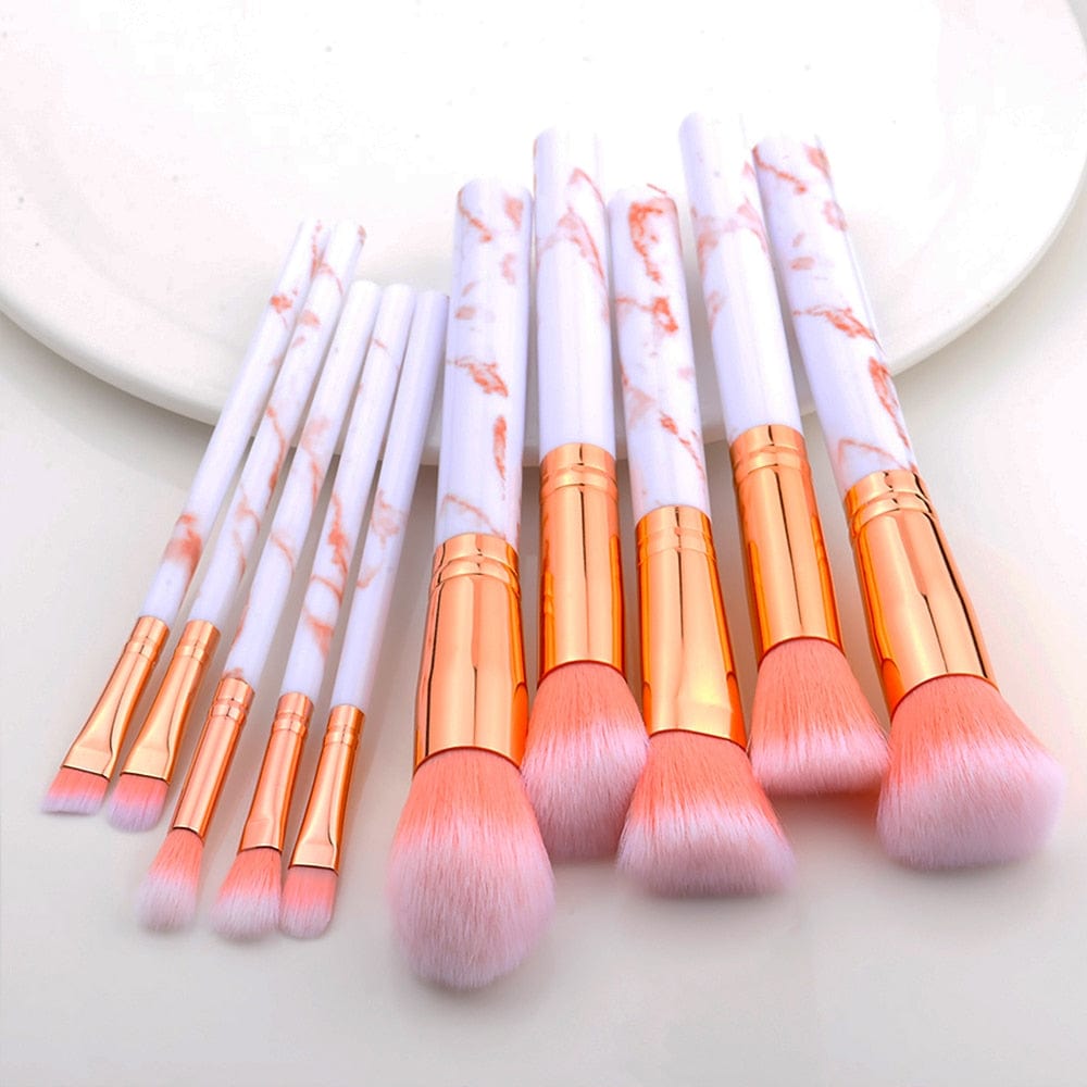 5pcs Marbling Makeup Brushes Set - east2cart.uk