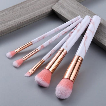 5pcs Marbling Makeup Brushes Set - east2cart.uk