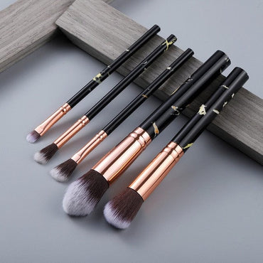 5pcs Marbling Makeup Brushes Set - east2cart.uk