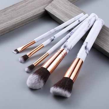 5pcs Marbling Makeup Brushes Set - east2cart.uk